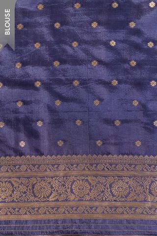 Blue Woven Pure Viscose Saree thumbnail image number null