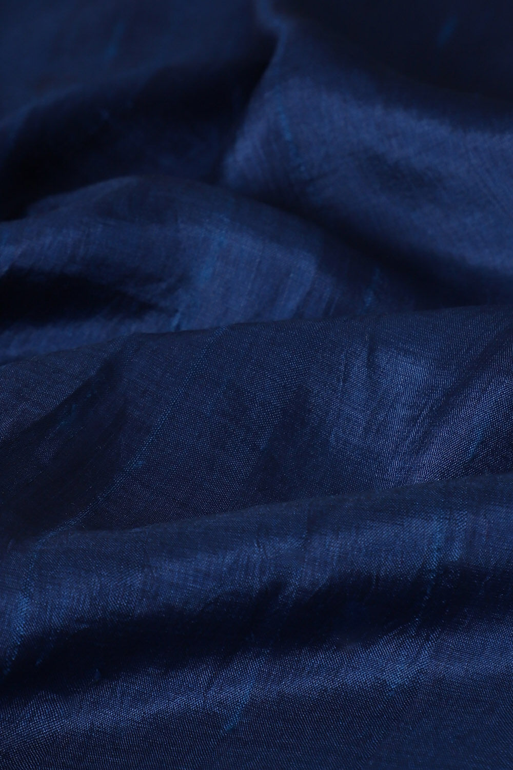 Blue Pure Silk Hand Painted Saree image number null