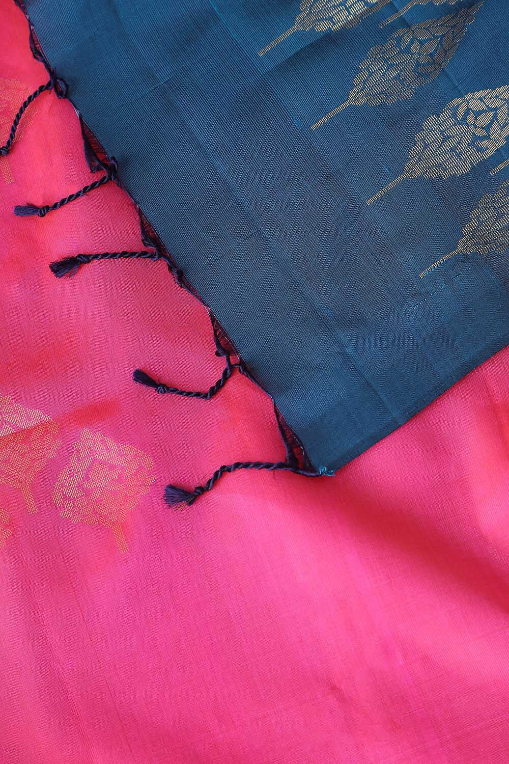Pink Pure Silk South Saree image number null
