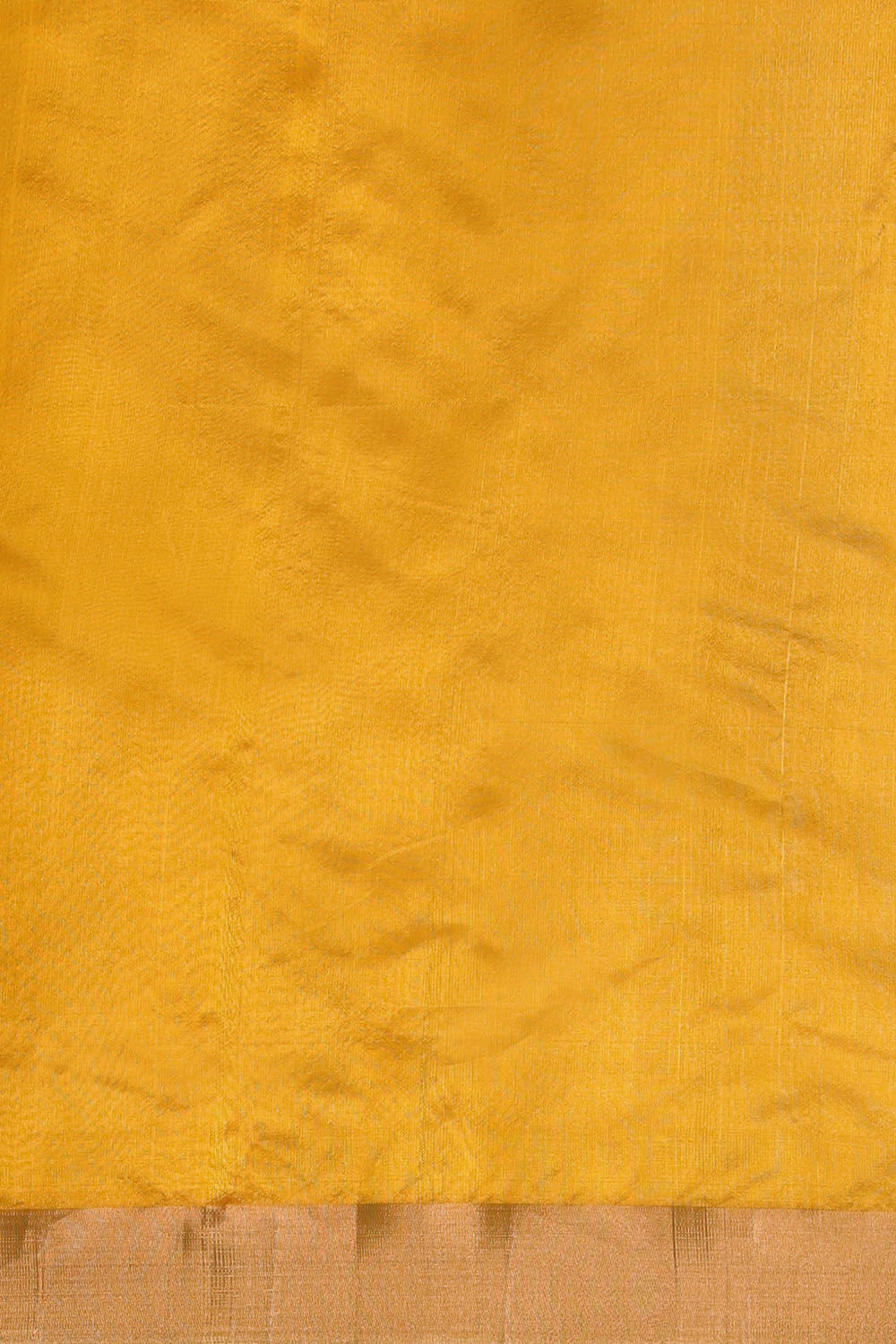 Yellow Pure Silk Chanderi Saree image number null