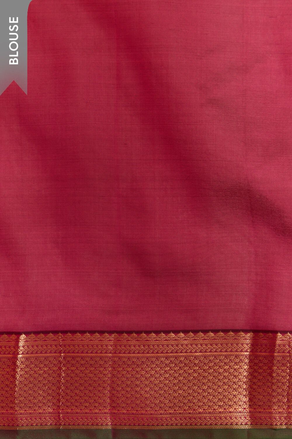 Red Woven Pure Silk Tussar Saree image number null