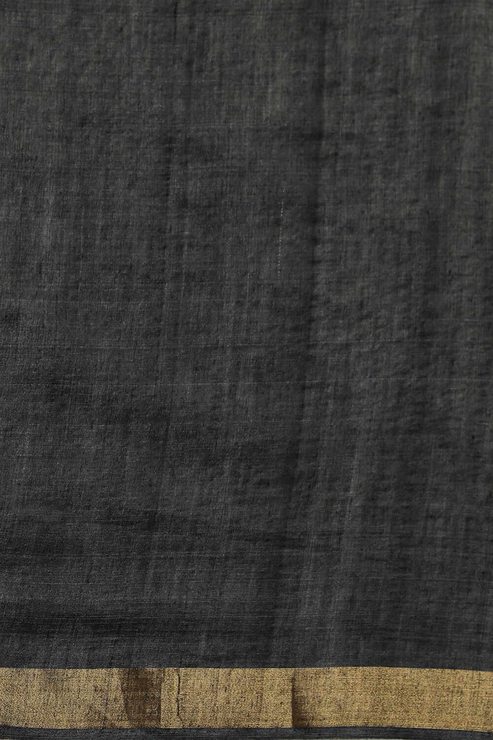 Black Chattisgarh Woven Pure Tussar Silk Saree image number null