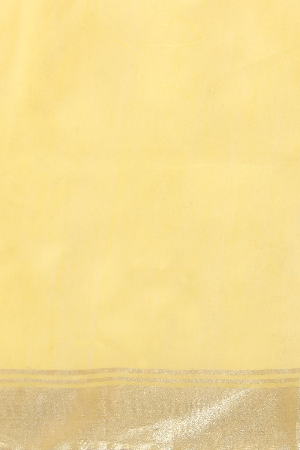 Yellow Pure Silk Cotton Chanderi Saree image number null