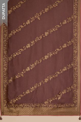 Pink Pure Viscose Embroidered Unstitched Suit Set thumbnail image number null
