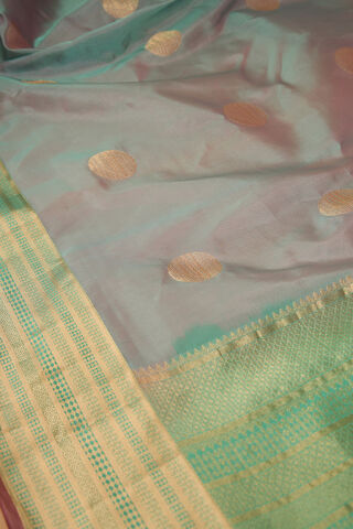 Grey Woven Silk Viscose Saree thumbnail image number null