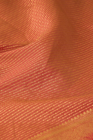 Orange Woven Silk Viscose Saree thumbnail image number null