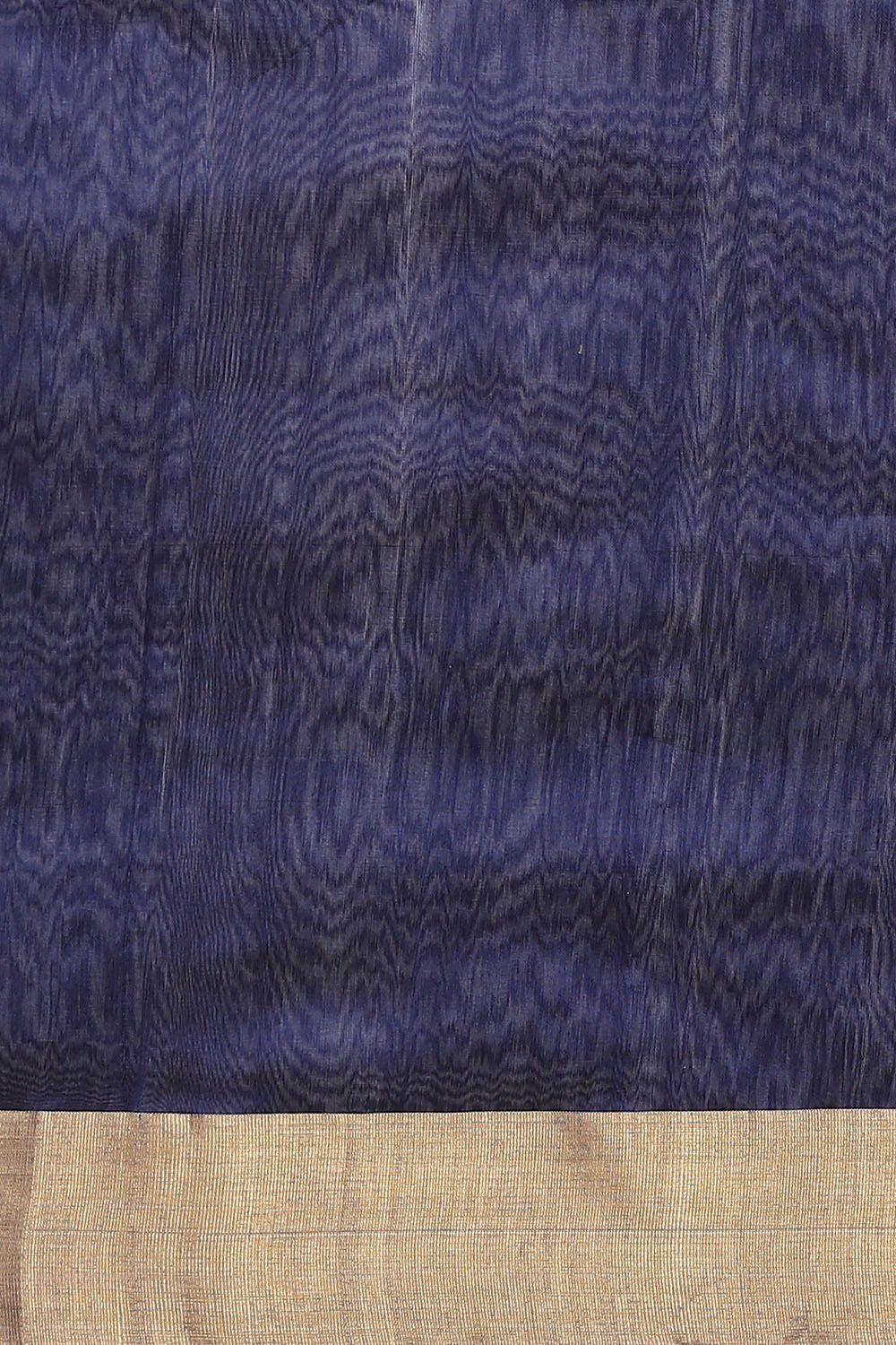 Blue Pure Silk Cotton Chanderi Saree image number null