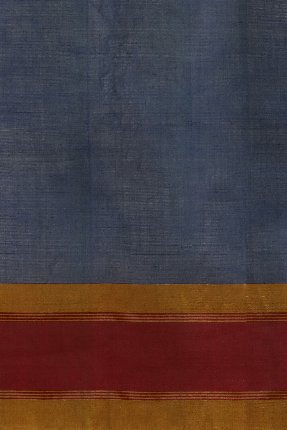 Blue Pure Cotton South Saree image number null