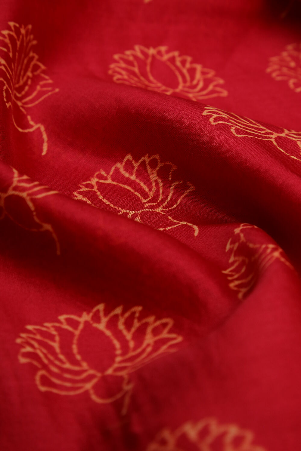 Dark Pink Pure Silk Cotton Suit Set image number null