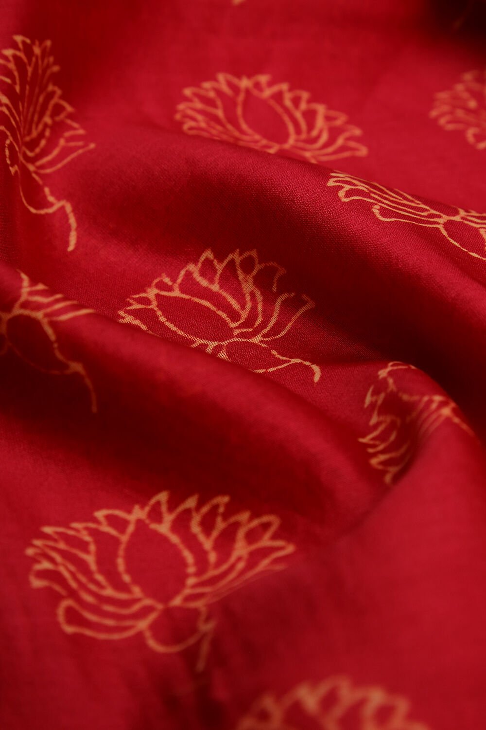 Dark Pink Pure Silk Cotton Suit Set image number null