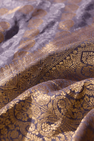 Blue Pure Viscose Woven Saree thumbnail image number null