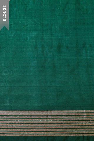 Green Silk Viscose Cutwork Banaras  Saree thumbnail image number null