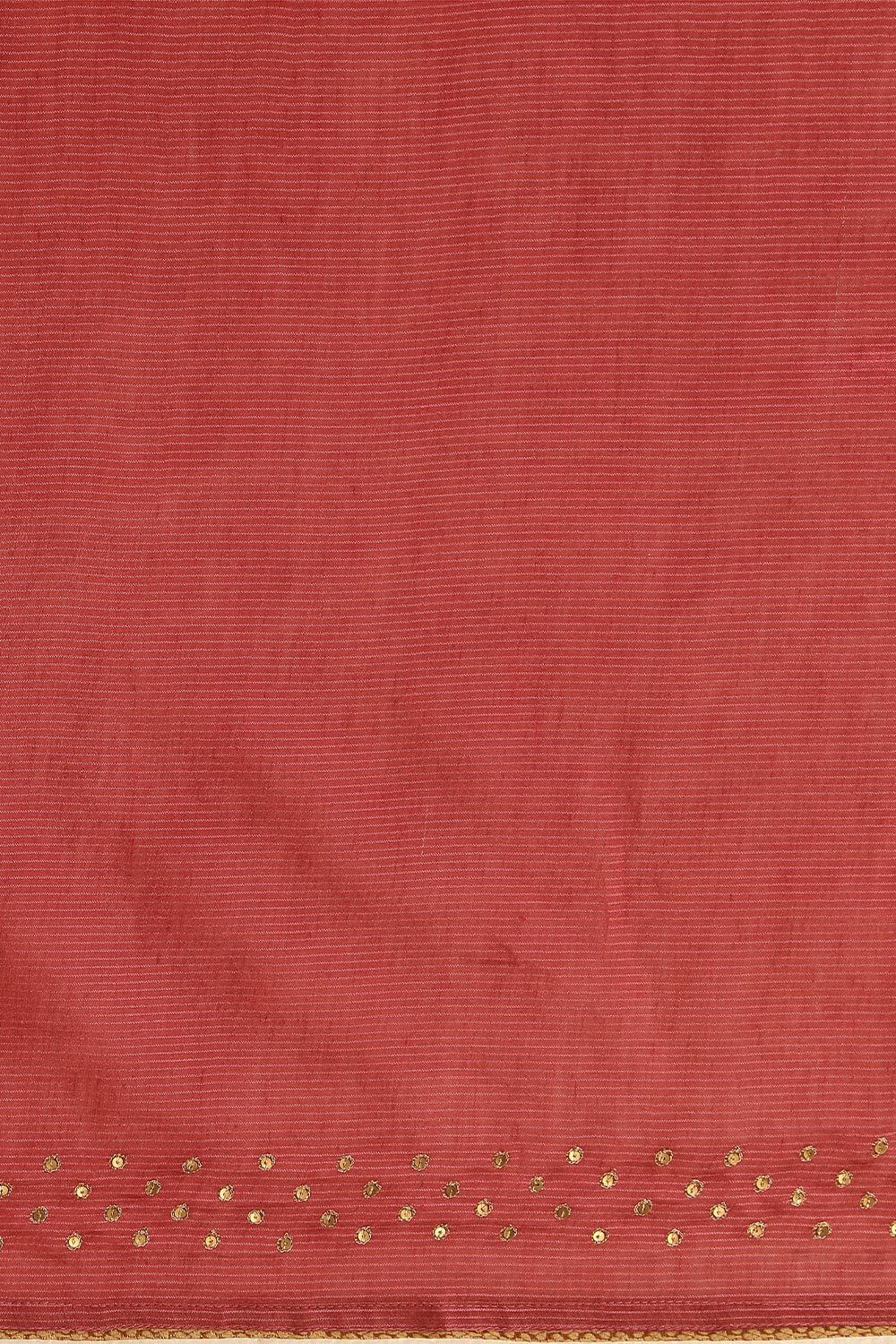 Pink Pure Tussar Silk Embroidery Saree image number null