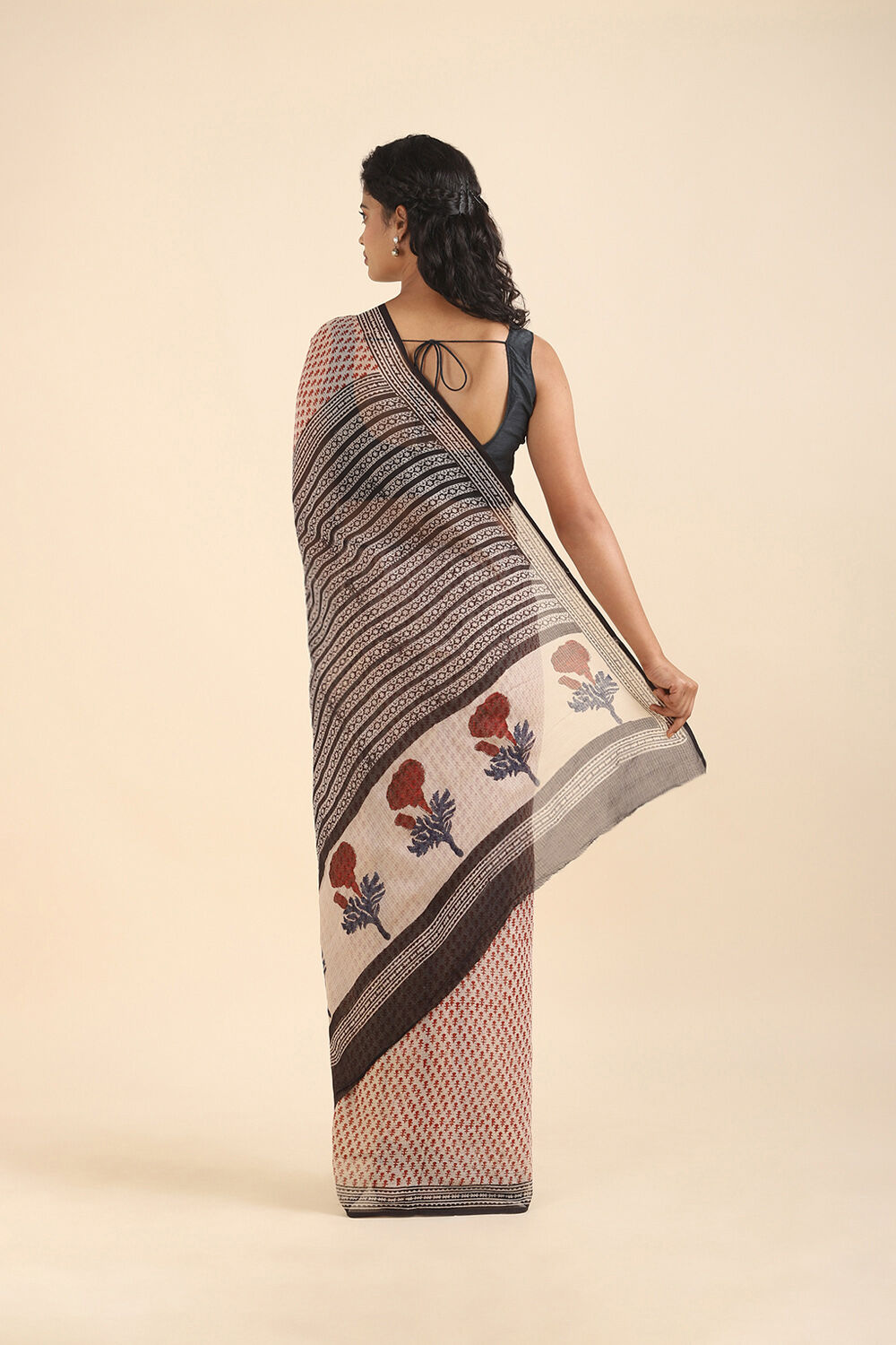 Off Pure White Kota Bagru Printed image number null