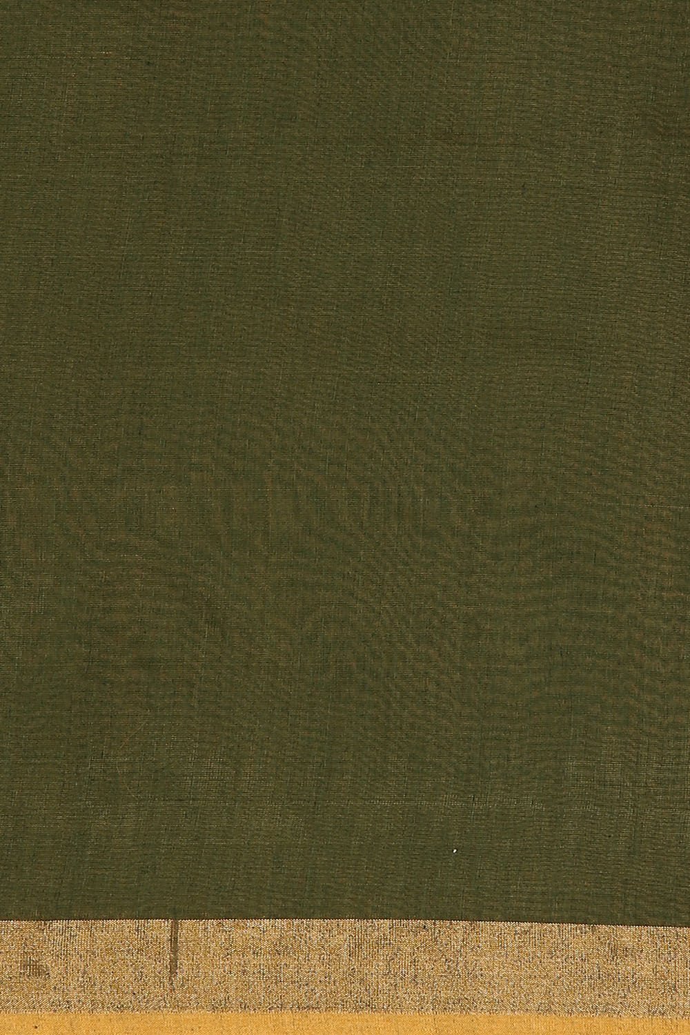 Green Pure Silk Cotton Bengal Saree image number null
