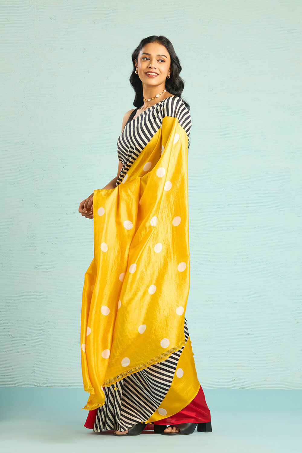Multicoloured Chattisgarh Pure Silk Hand Painted Saree image number null