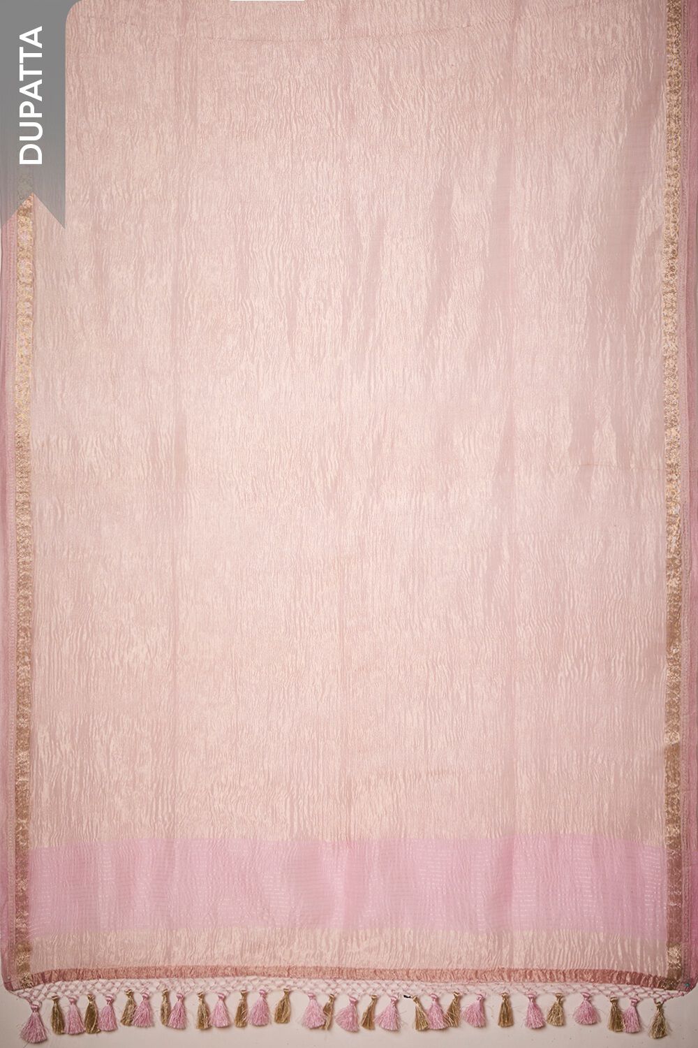 Pink Viscose Tissue Embroidered Unstitched Suit Set image number null