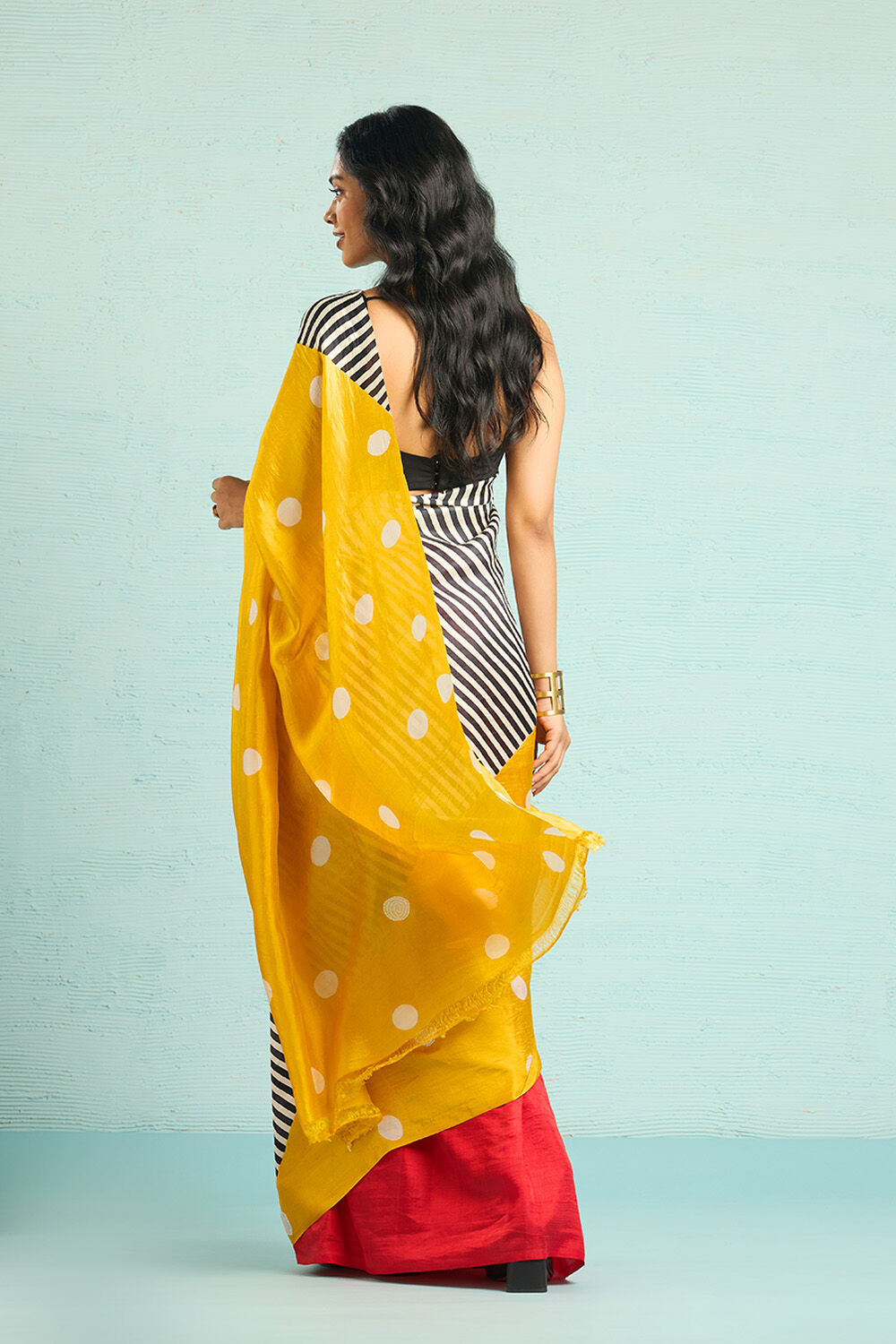 Multicoloured Chattisgarh Pure Silk Hand Painted Saree image number null