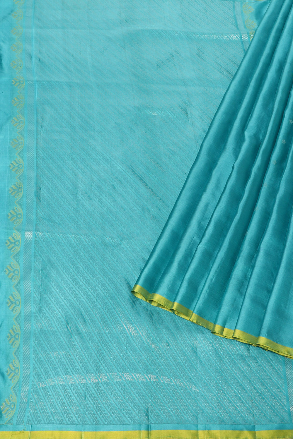 Blue Pure Soft Silk Saree image number null