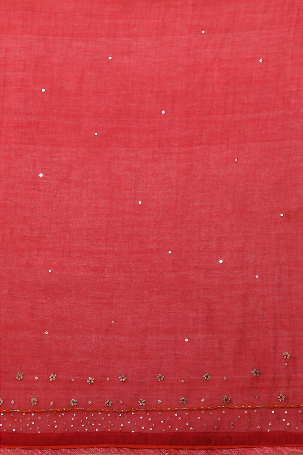 Multicoloured Pure Silk Cotton Embroidery Saree image number null