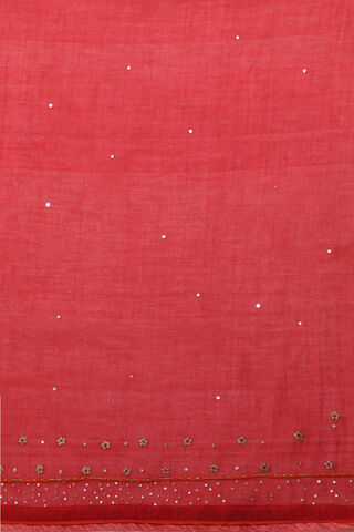 Multicoloured Pure Silk Cotton Embroidery Saree thumbnail image number null
