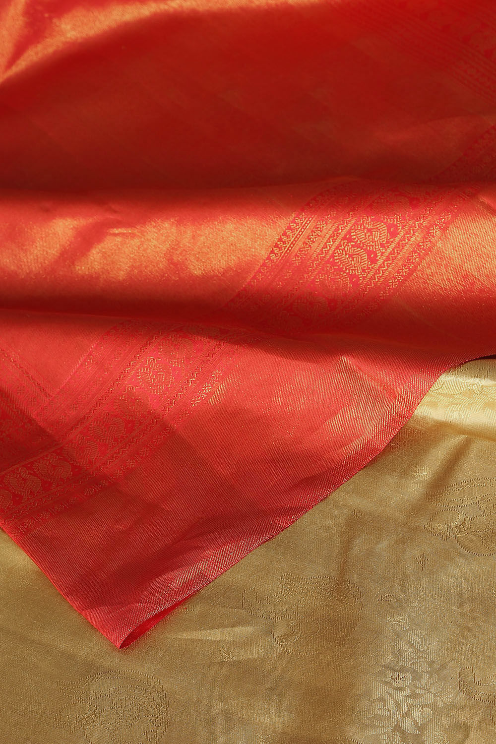 Gold Pure Silk Kanjivaram Saree image number null