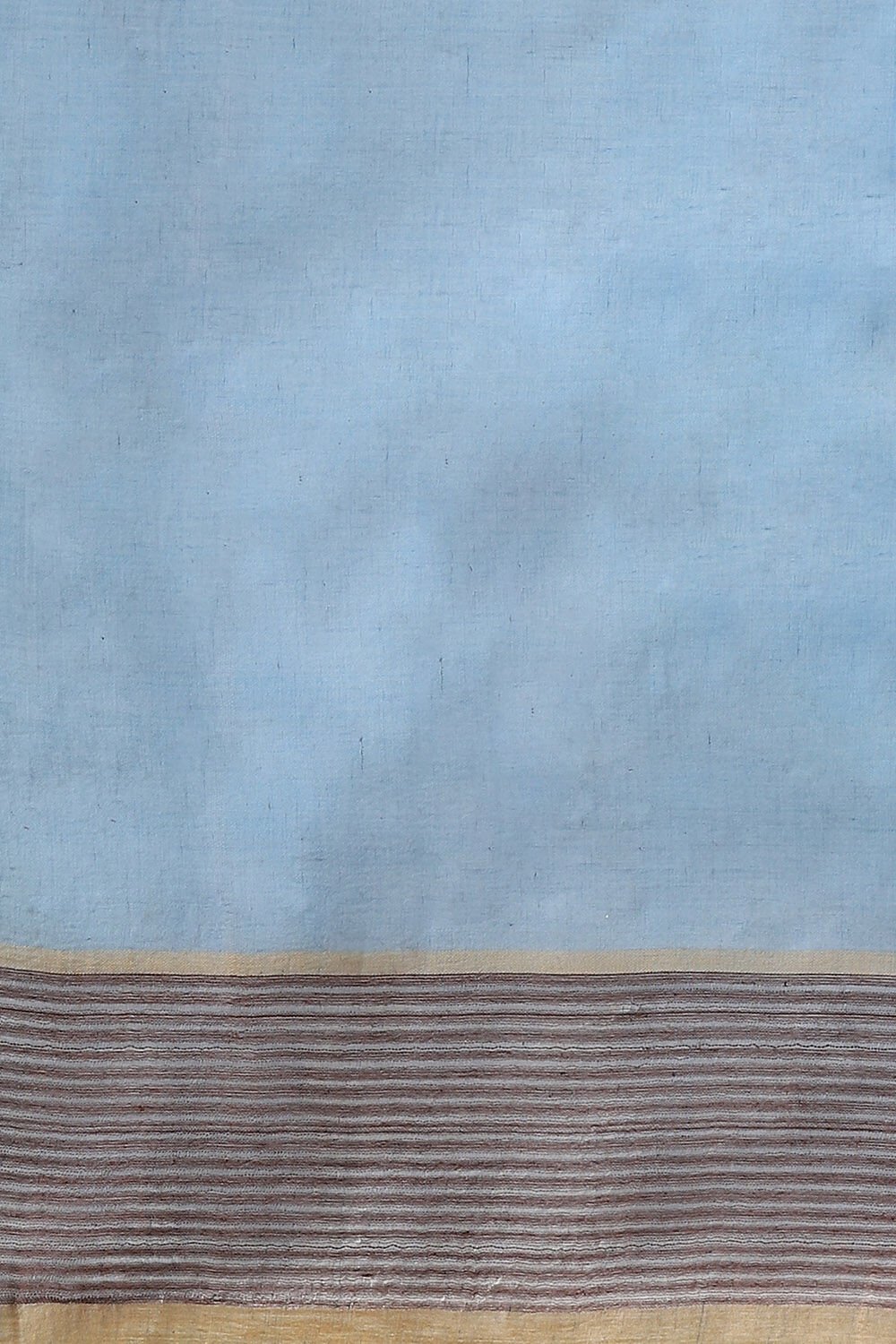 Light Blue Pure Cotton Bengal Saree image number null