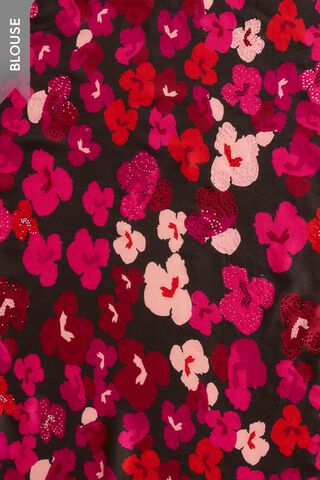 Multi Printed Viscose Saree thumbnail image number null