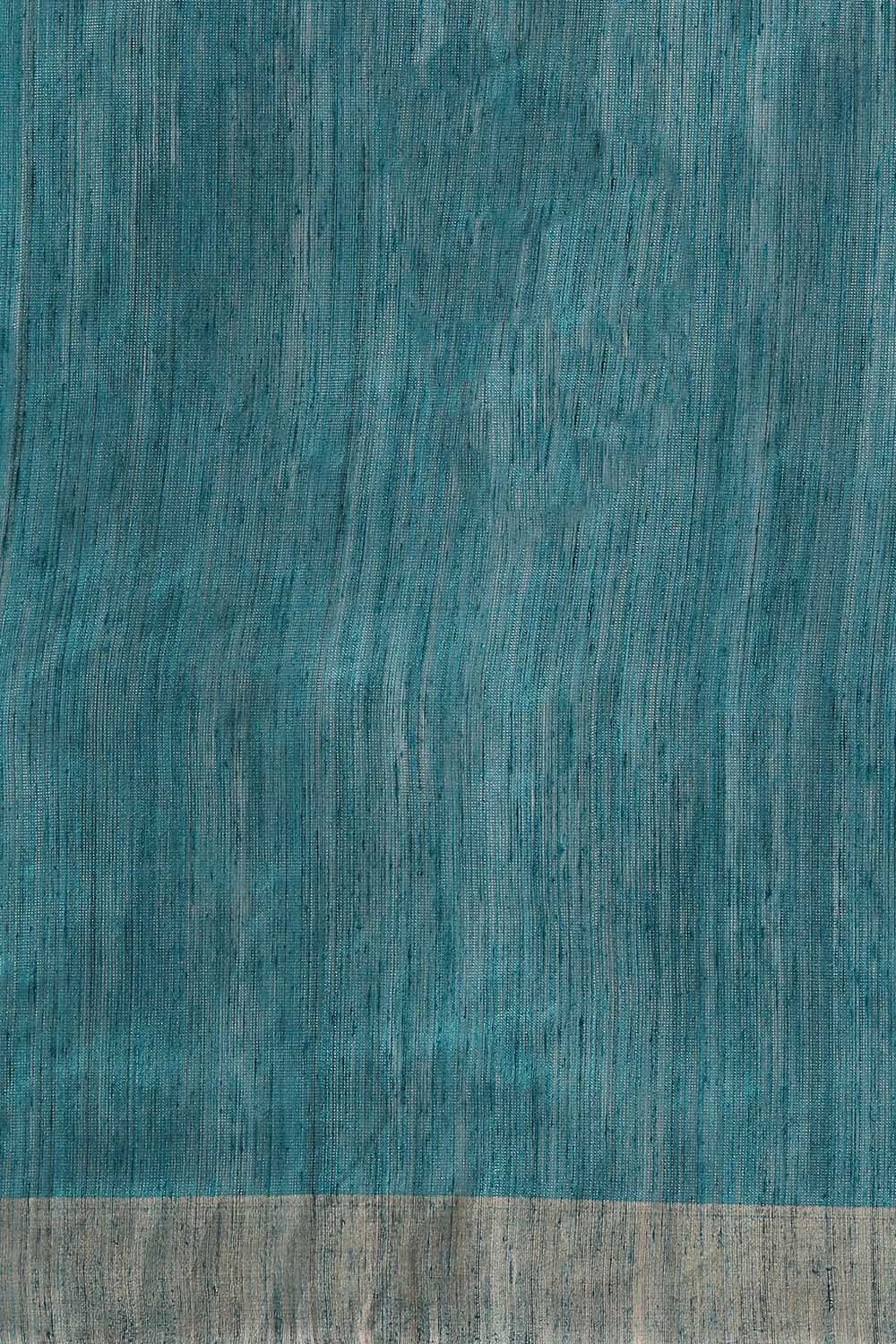 Light Blue Pure Silk Vanya Bengal Saree image number null