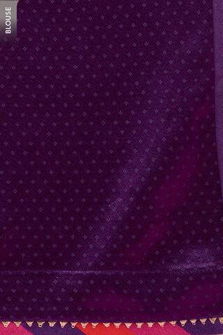 Multi Viscose Organza Embroidered Saree thumbnail image number null