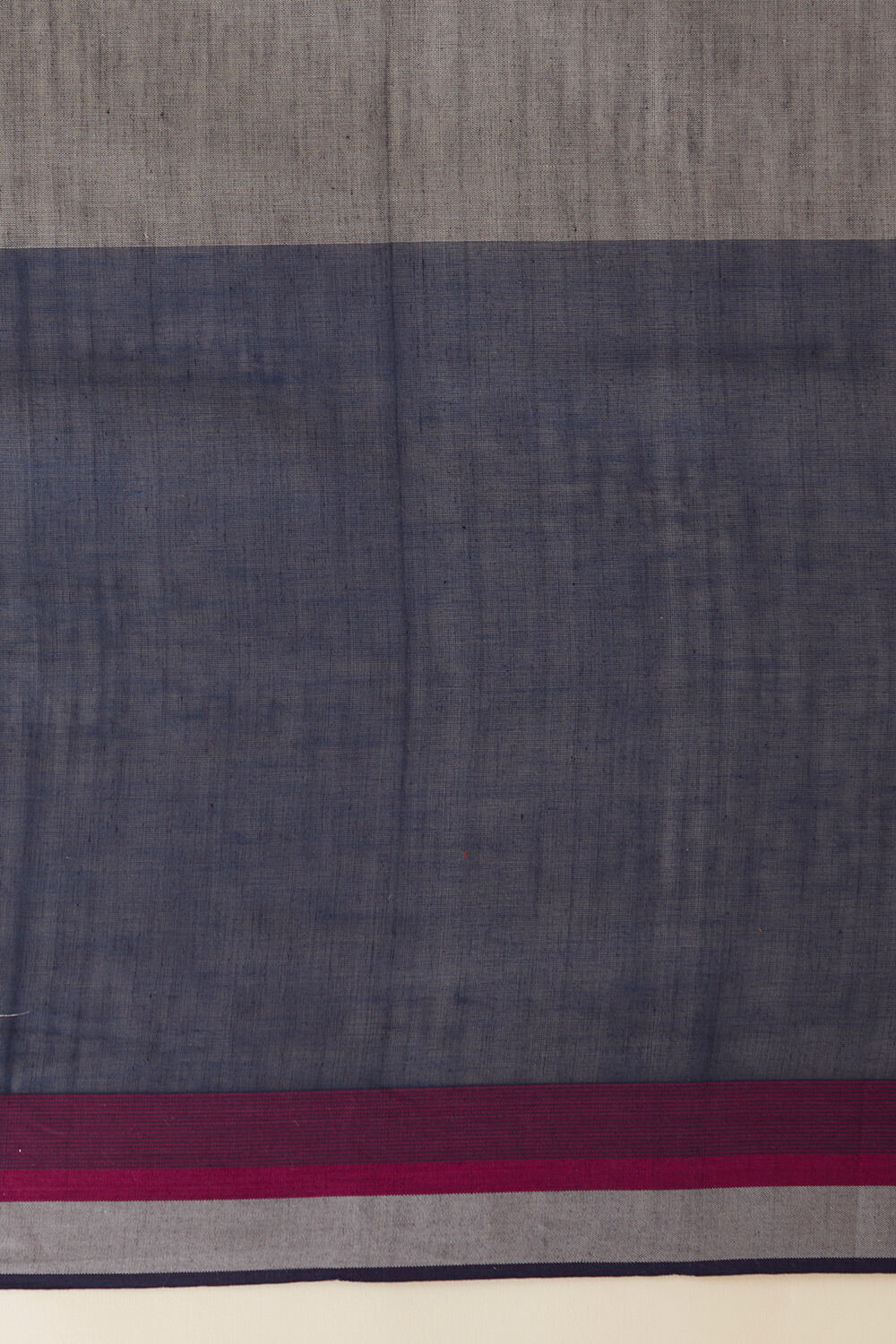 Blue Pure Cotton Bengal Saree image number null