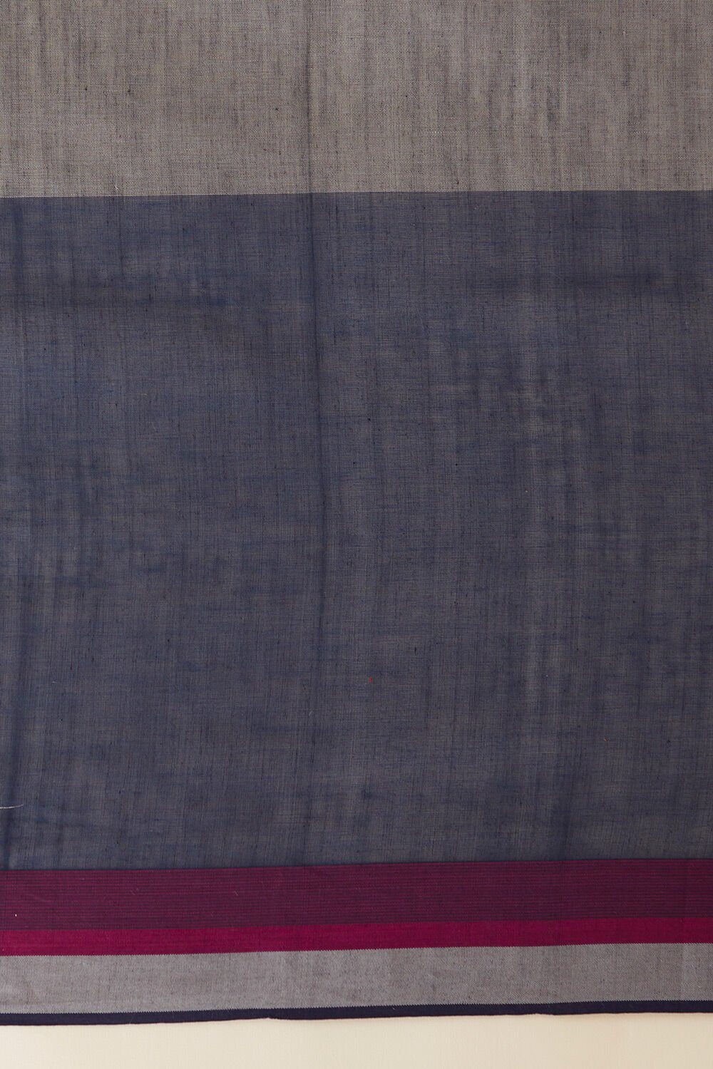 Blue Pure Cotton Bengal Saree image number null