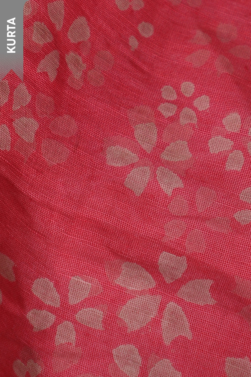 Pink Pure Cotton Linen Dabu Block Printed Unstitched Suit Set image number null