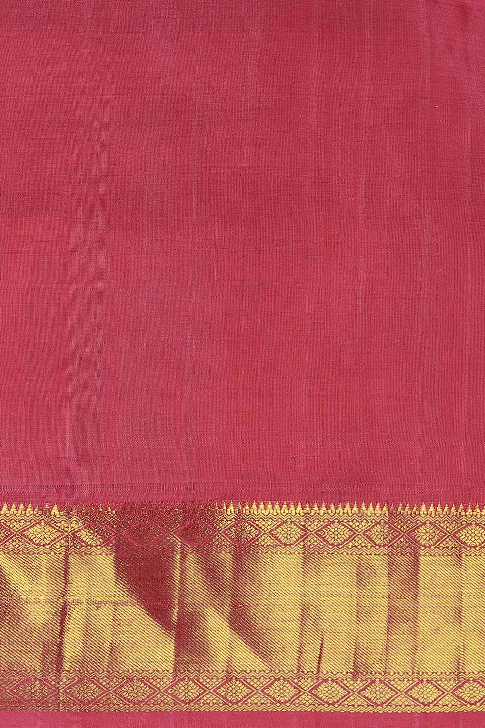 Green Pure Silk Kanjivaram Saree image number null