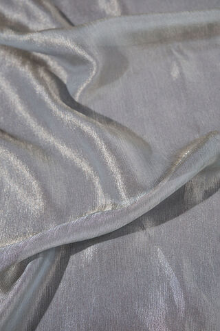 Silver Woven Tissue Saree thumbnail image number null