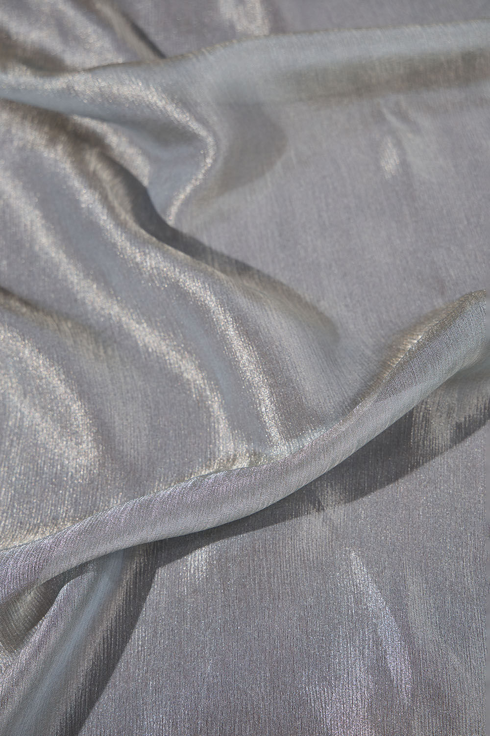 Silver Woven Tissue Saree image number null