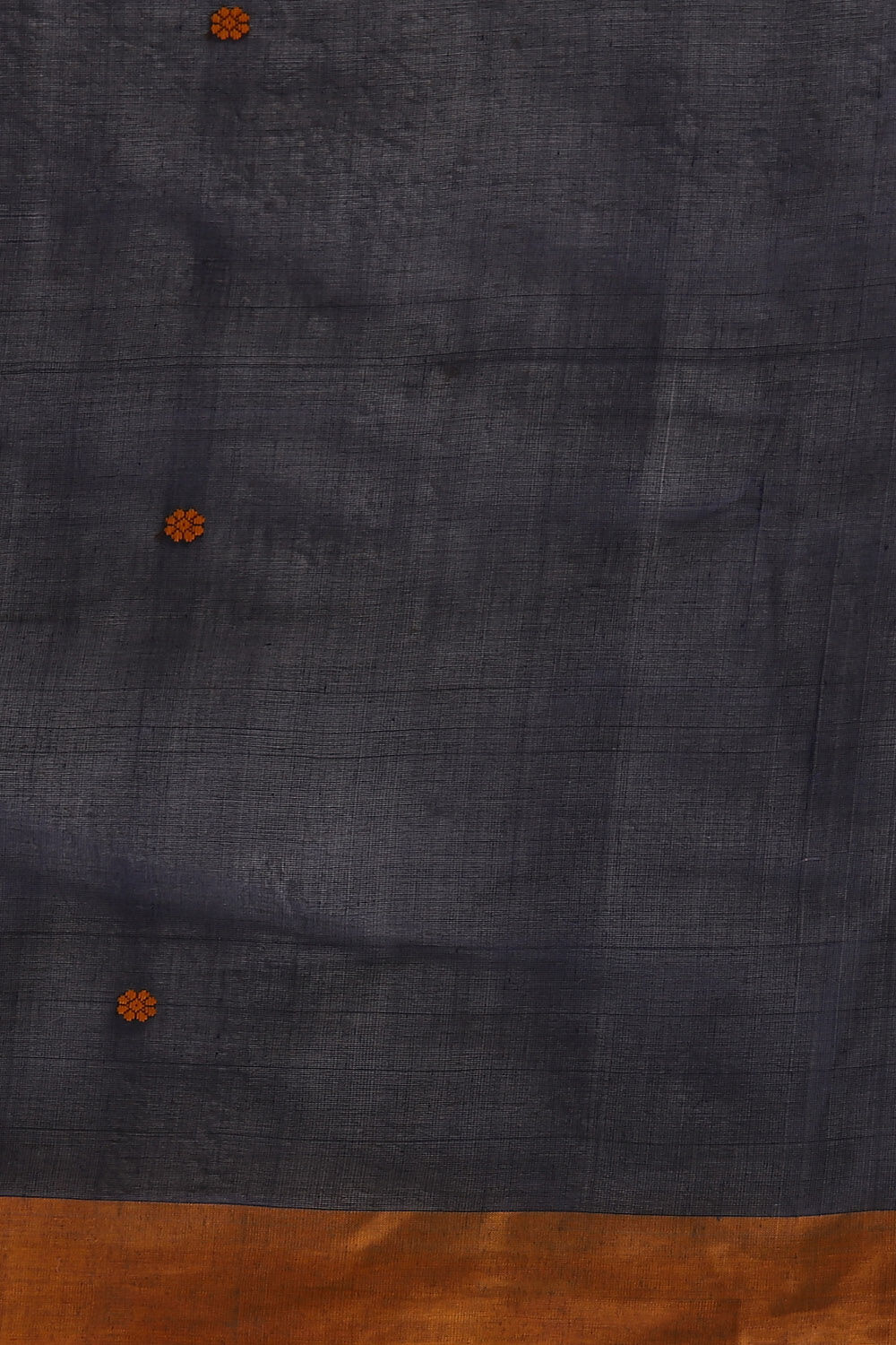 Dark Pure Blue Cotton South Saree image number null