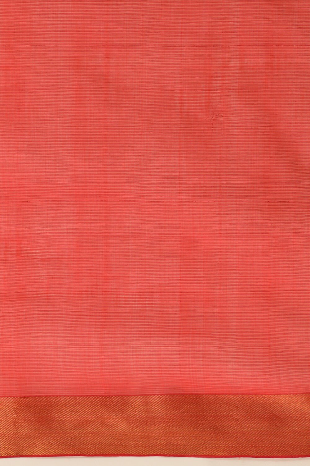 Orange Pure Cotton Woven Mangalgiri Saree image number null