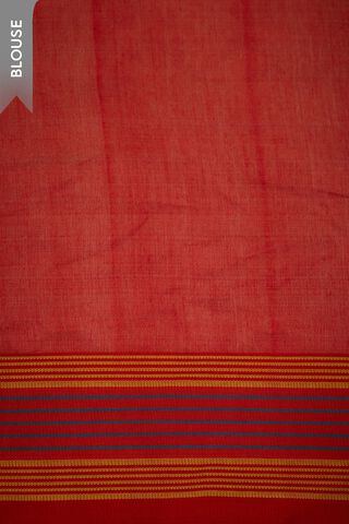 Blue Bhagalpur Woven Silk Viscose Saree thumbnail image number null