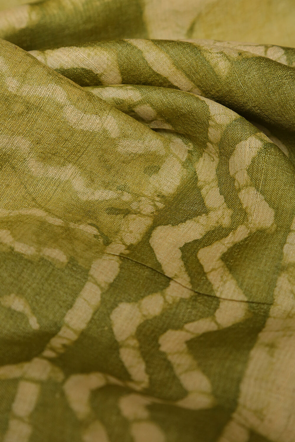 Pista Green Pure Tussar Silk Suit Set image number null