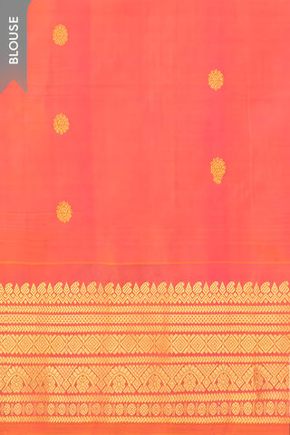 Dark Pink Woven Silk Gadwal Saree thumbnail image number null