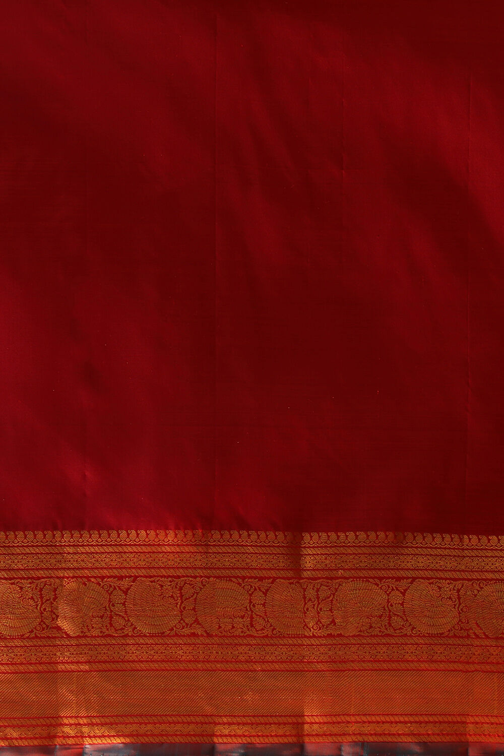 Orange Woven Pure Silk Kanjivaram Saree image number null