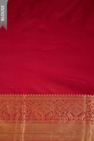 Orange Woven Silk Viscose Saree thumbnail image number null