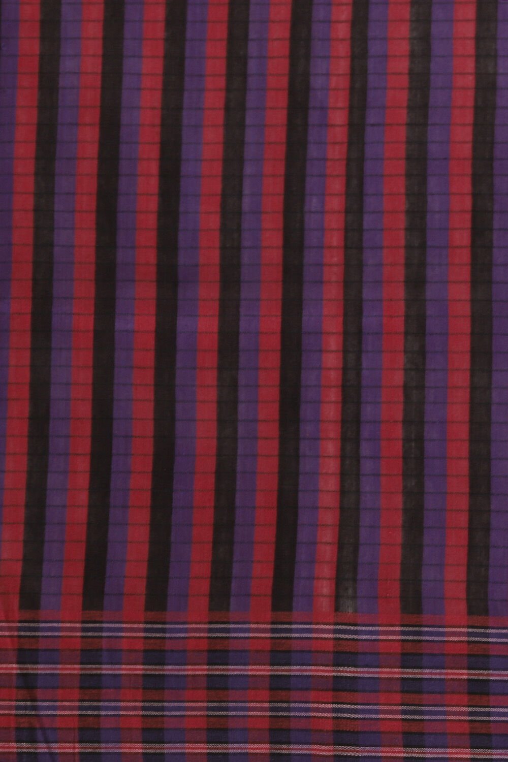 Violet Pure Tussar Bhagalpuri Saree image number null