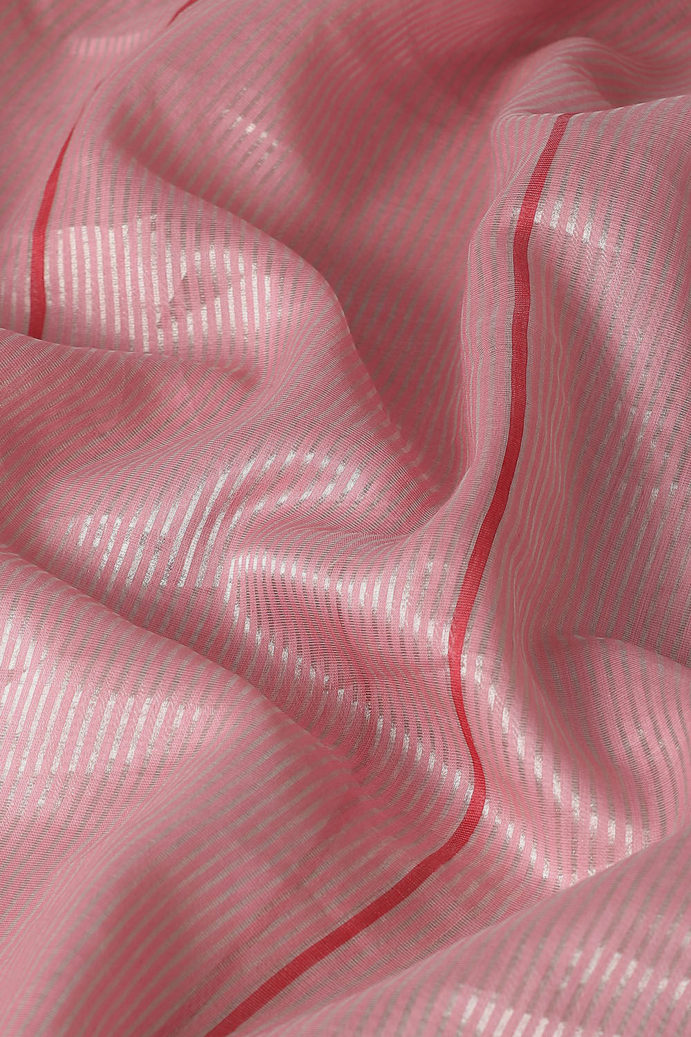Light Pink Pure Silk Cotton Embroidered Saree image number null