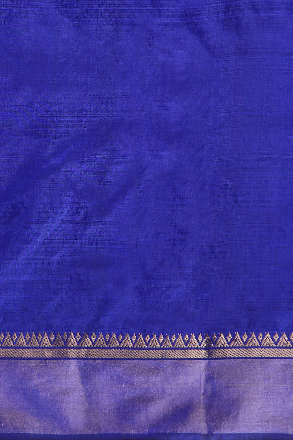 Dark Blue Pure Silk Woven Saree image number null