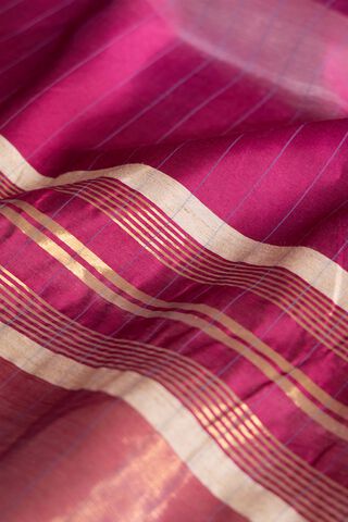 Purple Silk Viscose Bhagalpur Woven Saree thumbnail image number null