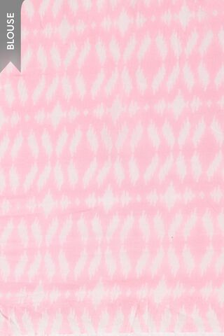 Light Pink Bengal Screen Printed Pure Mulmul Cotton Saree thumbnail image number null