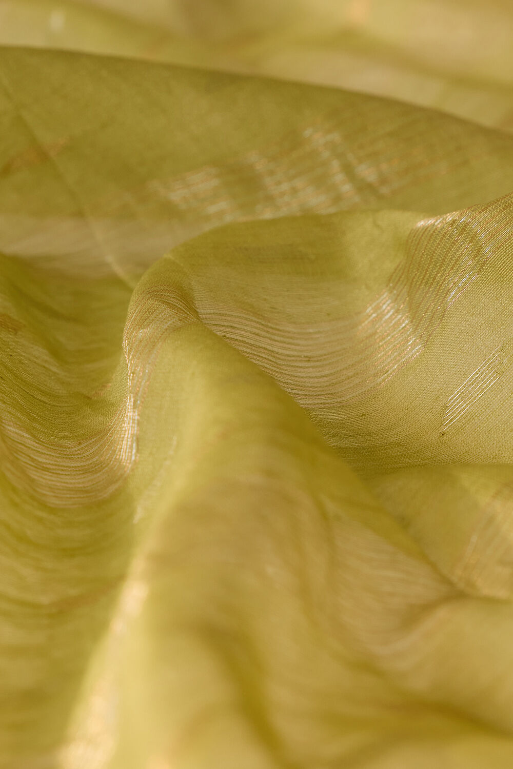 Light Green Bengal Pure Silk Cotton Jamdani Saree image number null