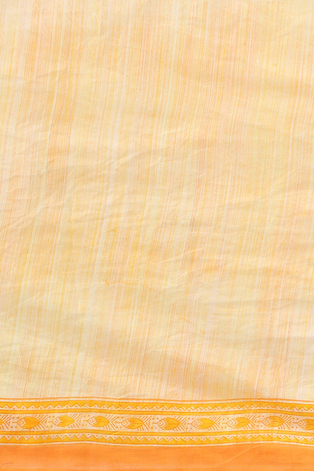 Light Yellow Pure Cotton Mulmul Printed Saree image number null